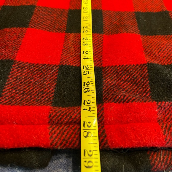 Vintage Cal Craft Buffalo Plaid Wool Sherpa lined jacket sz 1X 48 - Picture 6 of 11